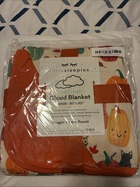 Little Sleepies Pumpkin Pals Cloud NIB